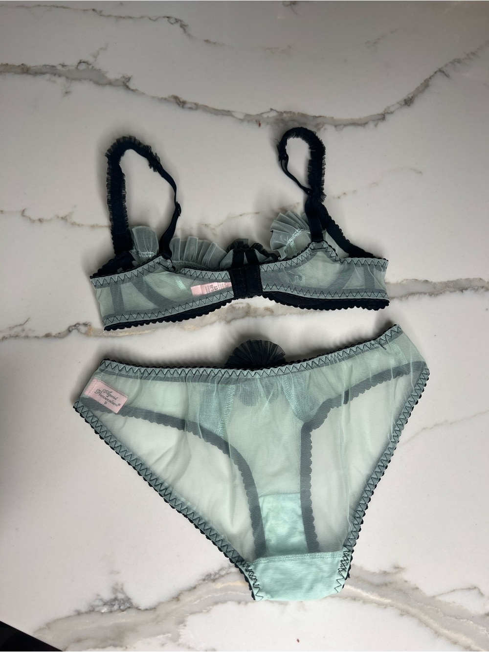 Agent Provocateur Bra and Panty set 32 A S Knickers Forever - Picture 4 of 8